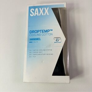 NWT/NEW SAXX SZ MED Droptemp Cooling Cotton Brief